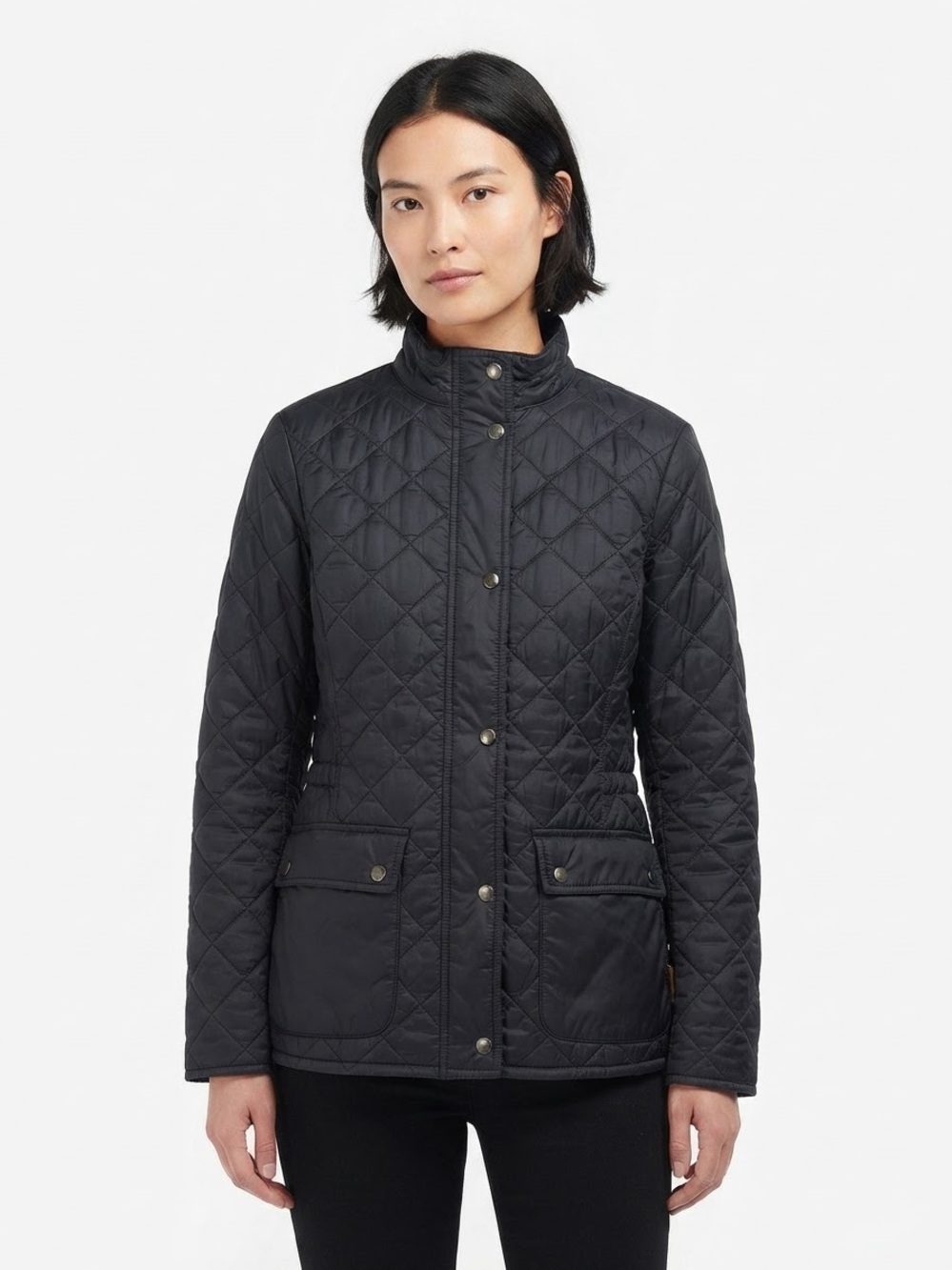 Coach L Black Quilted Jacket Short Formal Winter Classic Fall